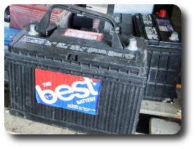 Scrap Yard lead battery recycling in Maryland